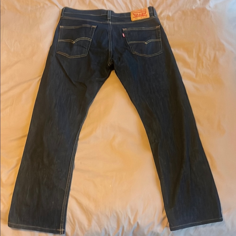 Levi's Dark Blue Straight Jeans
